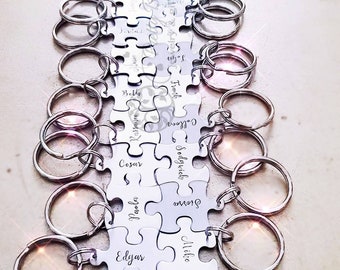 bobauna You're The Louise/Thelma to My Thelma/Louise Puzzle Piece Keychain  Set