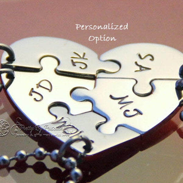 Five Puzzle Necklace Etsy