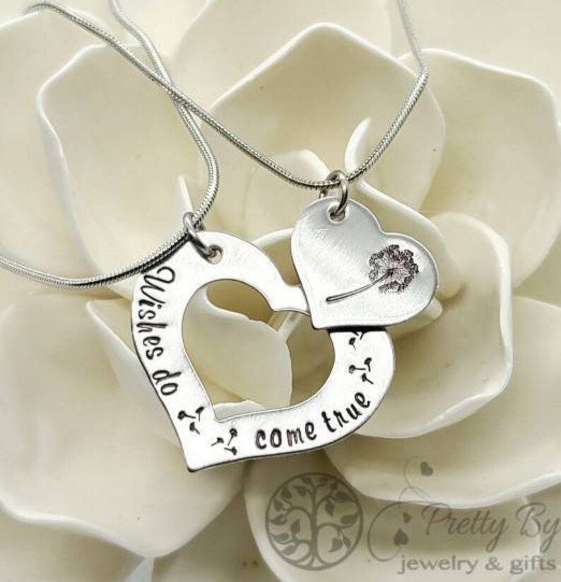 Valentine's Day Gift for Mother and Daughter Necklace Set Etsy