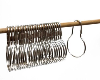Chrome Pear Clips for hammocks, toys, treats