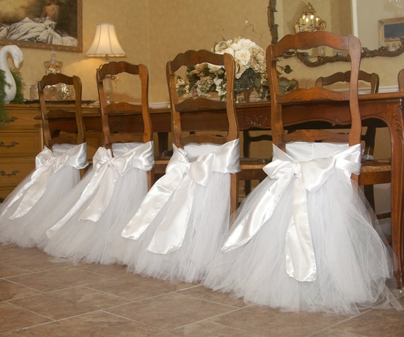 Chair Tutu For Bridal Shower Baby Shower Birthday Party Etsy
