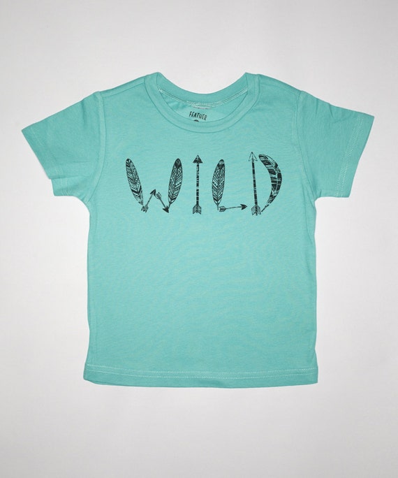 Items similar to Wild Kid's Shirt, Boy's Tops, Girl's Tops, Children ...