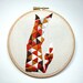 PDF Embroidery Pattern for Geometric Fox Embroidery Hoop Art