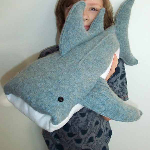 Wilbur Whale Shark Sewing Pattern - Large Soft Toy DIY Gift Digital Download