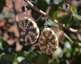 Sweetgrass Rounds of Chocolate Earrings
