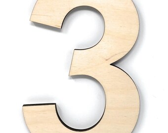 wooden numbers etsy