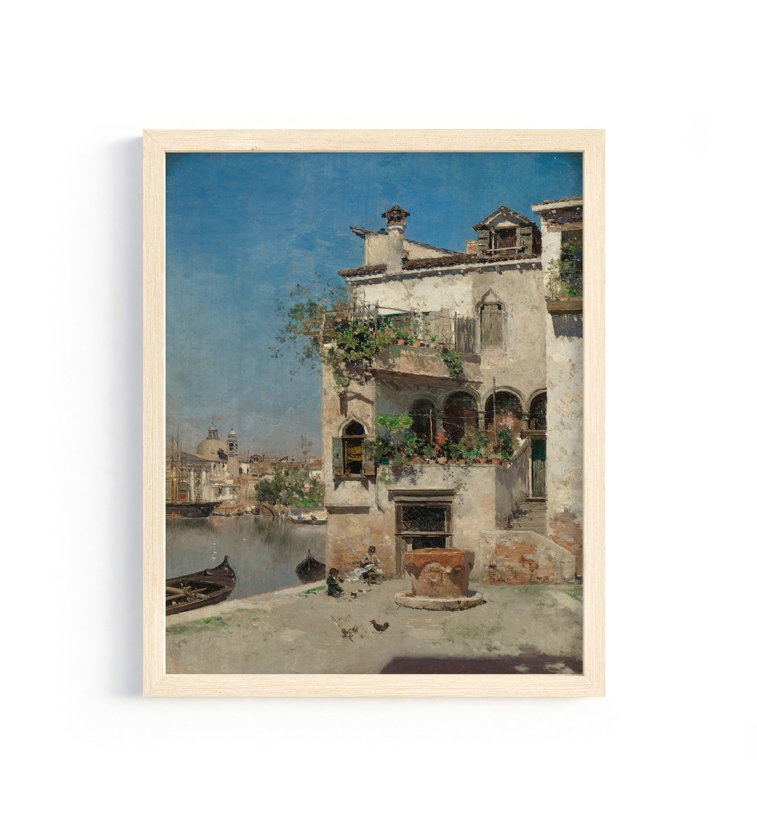 Classical a Quiet Afternoon in Venice Art Print Classical Art Etsy