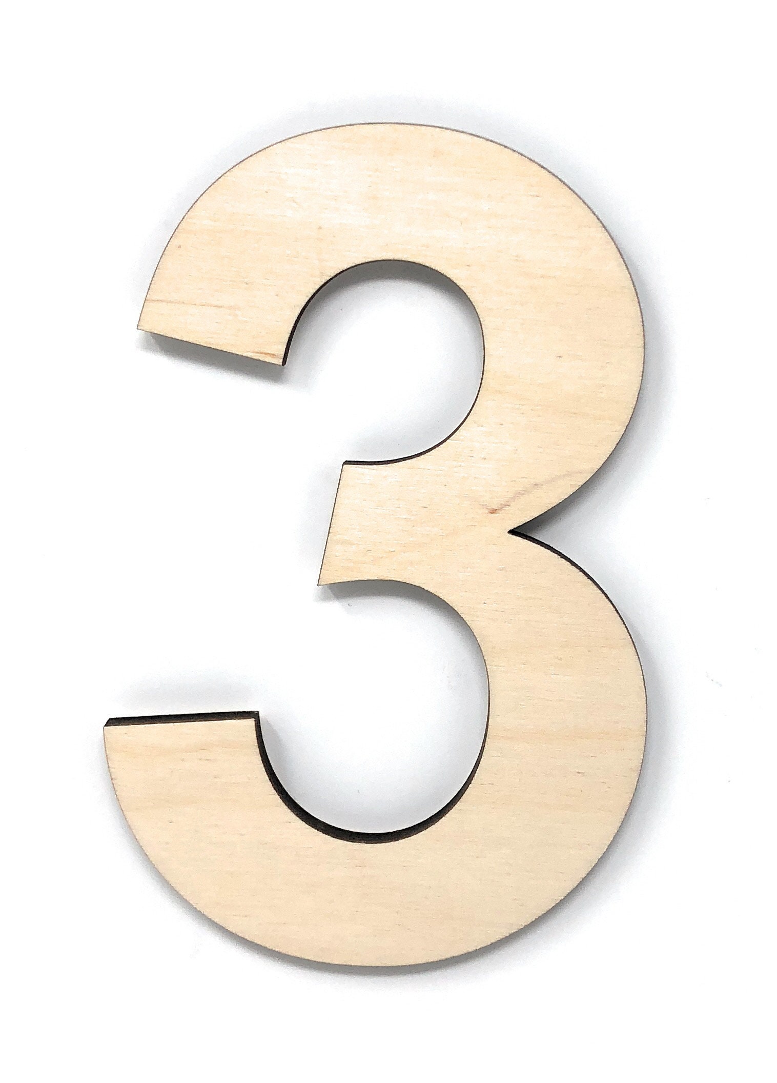 Gocutouts 12 Wooden Number Cutouts Tall Baltic 50