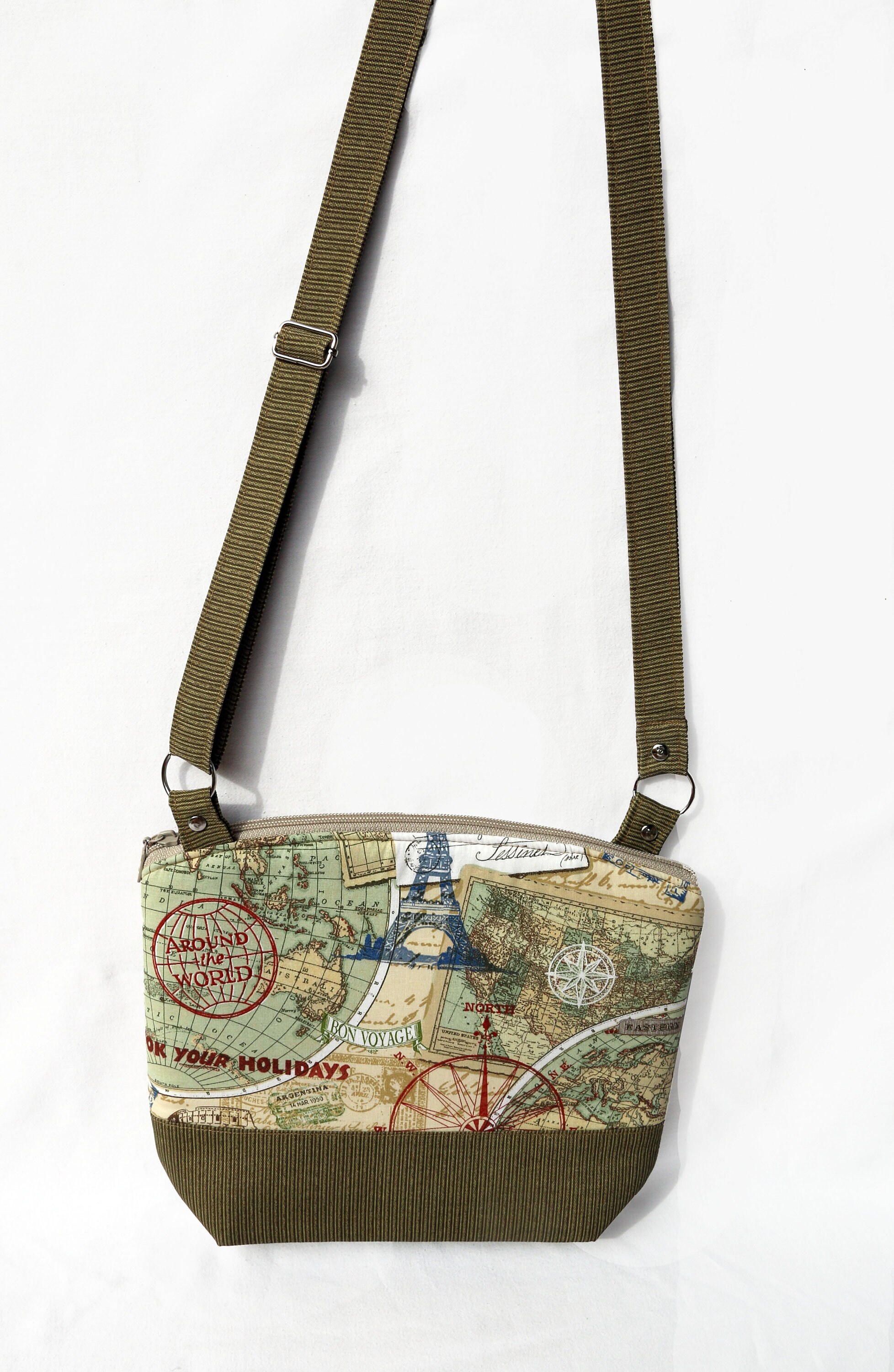 ★SATUR★Bon Voyage Small Mesh Bag Bon Voyage Arm/cross Body Purse. Fully Padded and Lined