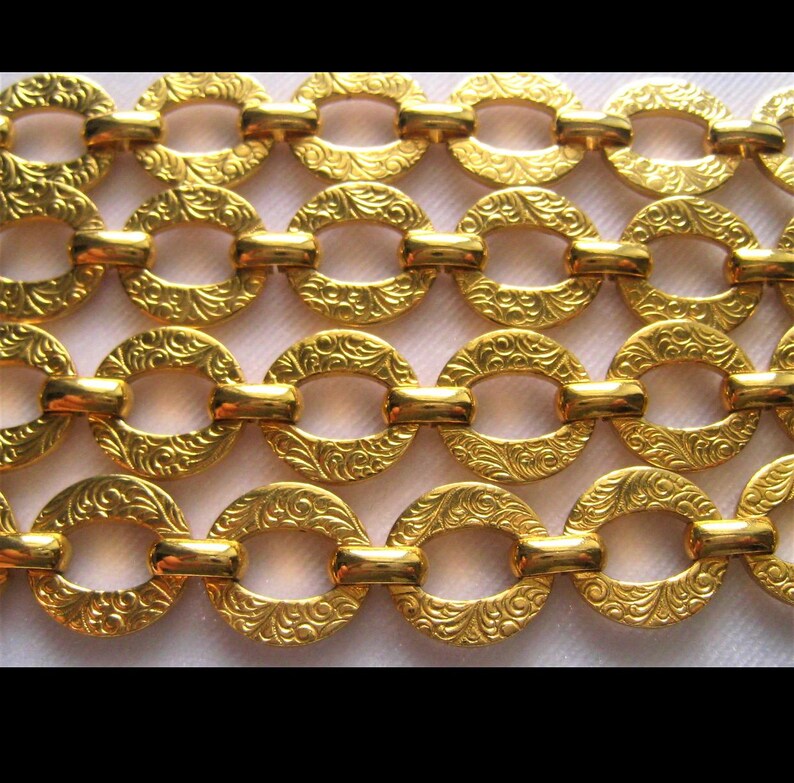 90s Glamorous Gold Chain Belt Vintage Bling Statement Hip Hugging — free download