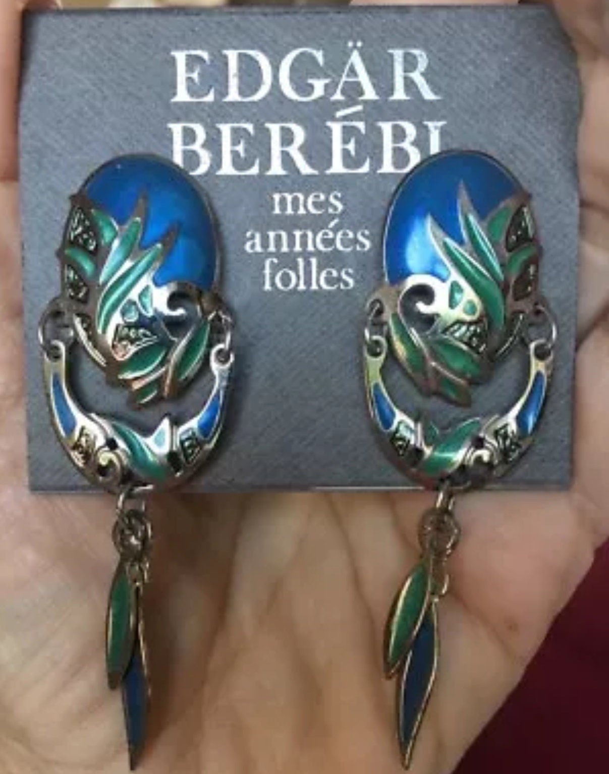 Vintage Brooch Vintage 1999 Edgar Berebi 4 In A Row Angel Child Brooch Pin – Gold Plated Pewter Enamel Edgar Berebi Fashion Jewelry