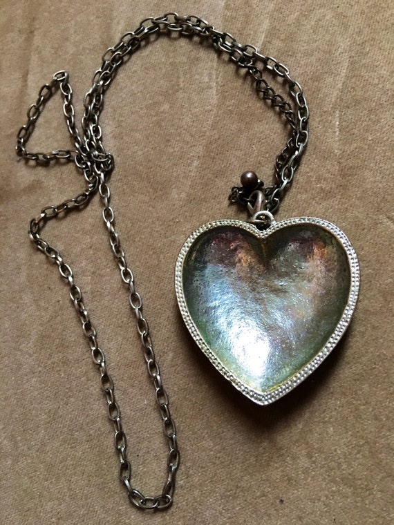 Cloisonne heart pendant outlet