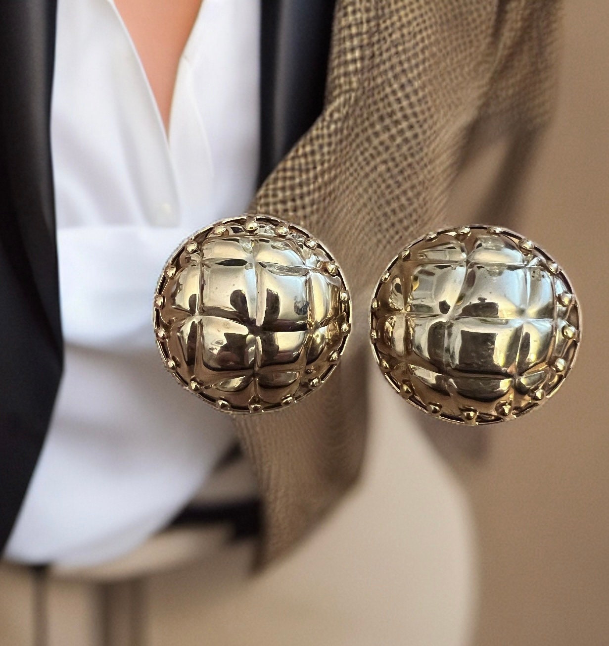Big bold shop statement earrings