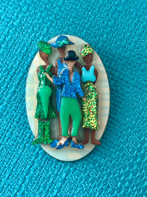 Fashionista Ladies Human Pins by Lucinda, the same company that makes all those cool House Pins