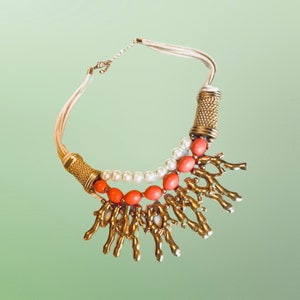 Sexy Miami Palm Beach Hamptons Salmon Coral Resin Bead & - Etsy