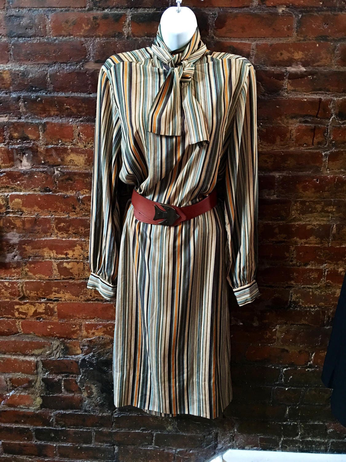 jack mulqueen silk dress 1980s Jack Mulqueen Silk Wrap Dress Wayward Collection
