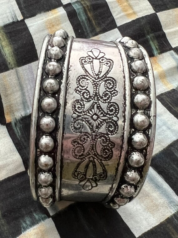 Victorian Revival Romantic Bracelet, Gothic Press… - image 2