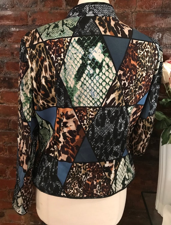 Alberto Makali Leopard Patchwork Jacket, Mod Rave… - image 7