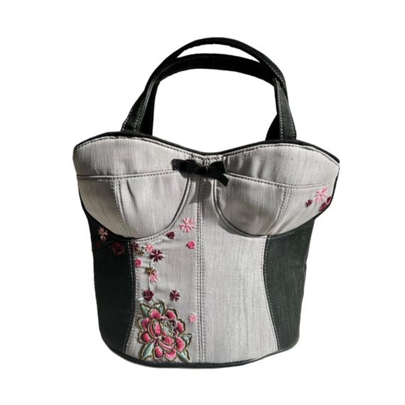 Fun Y2k Bustier Corsette Handbag Sample Sale Find Early 2000s NYC