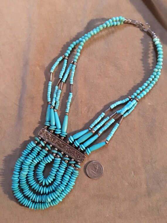 Vintage Statement sized costume southwestern Nati… - image 4