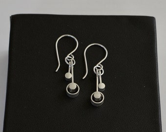 SERAFINA - Sterling Silver Earrings, Dangle Earrings, Handmade Earrings, Modern Jewelry