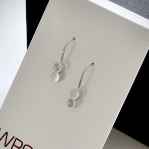 Small Mismatched Earrings, Sterling Silver Minimalist Jewelry