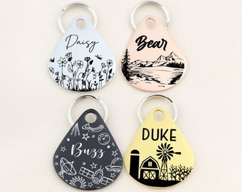 Dog Tag • Dog Tag for dogs • Pet tag • Cat tag • Personalized dog tag • Pet Id tags • Dog name tag • Dog collar tag • Cat collar tag