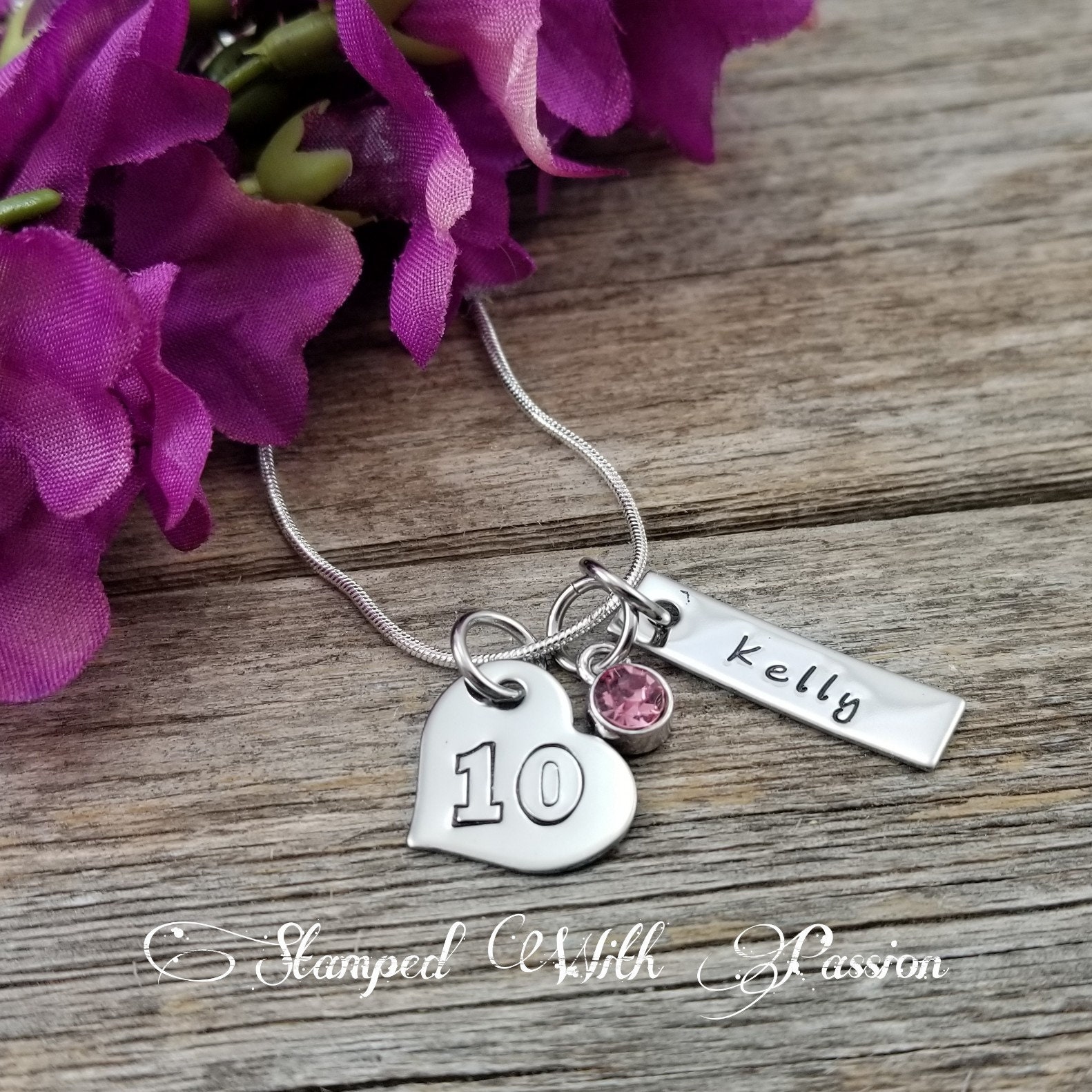 10th Birthday Necklace Gift for Girl 