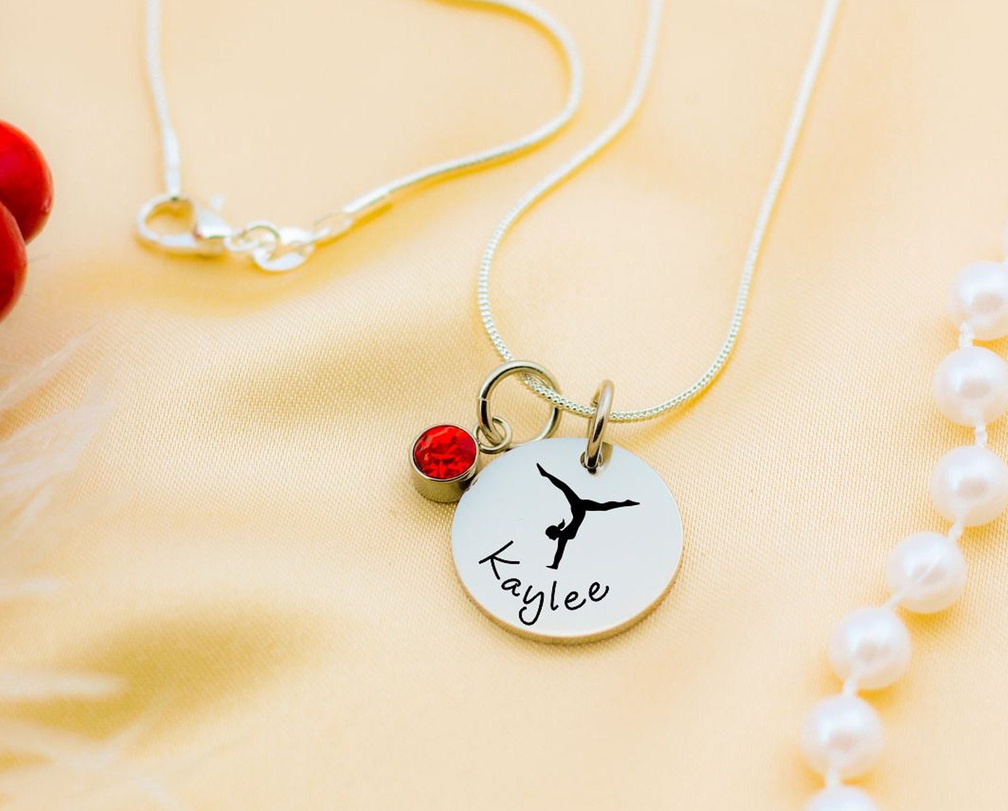 Gymnastic Jewelry for Girls Etsy