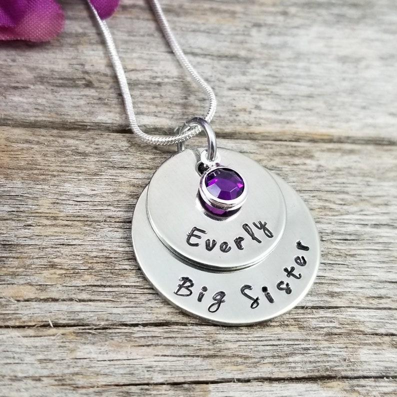 BIG SISTER NECKLACE-New Big Sister Gift-Personalized Big | Etsy