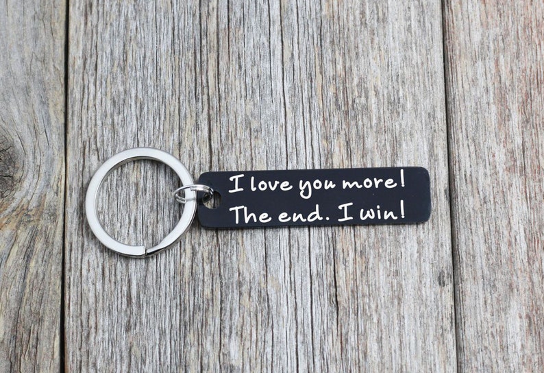 Drive Safe Customizable Rectangle key chain Anniversary gift Boyfriend gift for Girlfriend Personalized Husband gift image 4