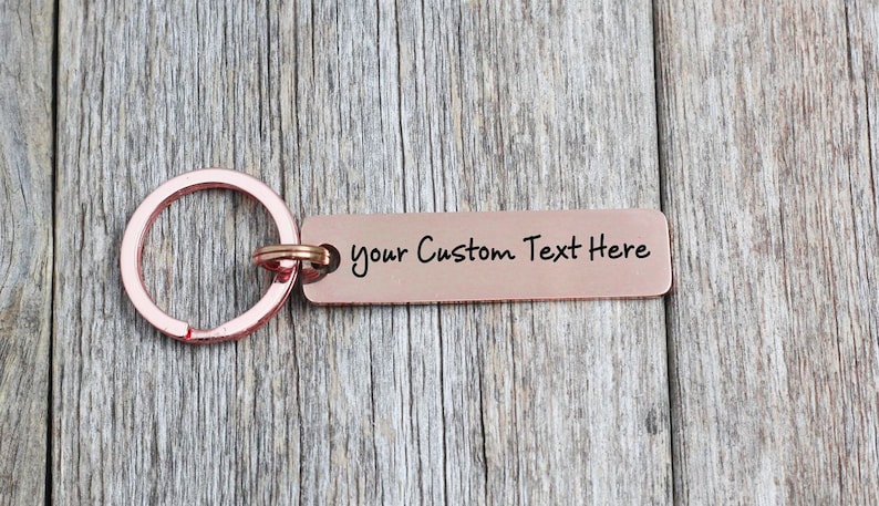 Drive Safe Customizable Rectangle key chain Anniversary gift Boyfriend gift for Girlfriend Personalized Husband gift image 5