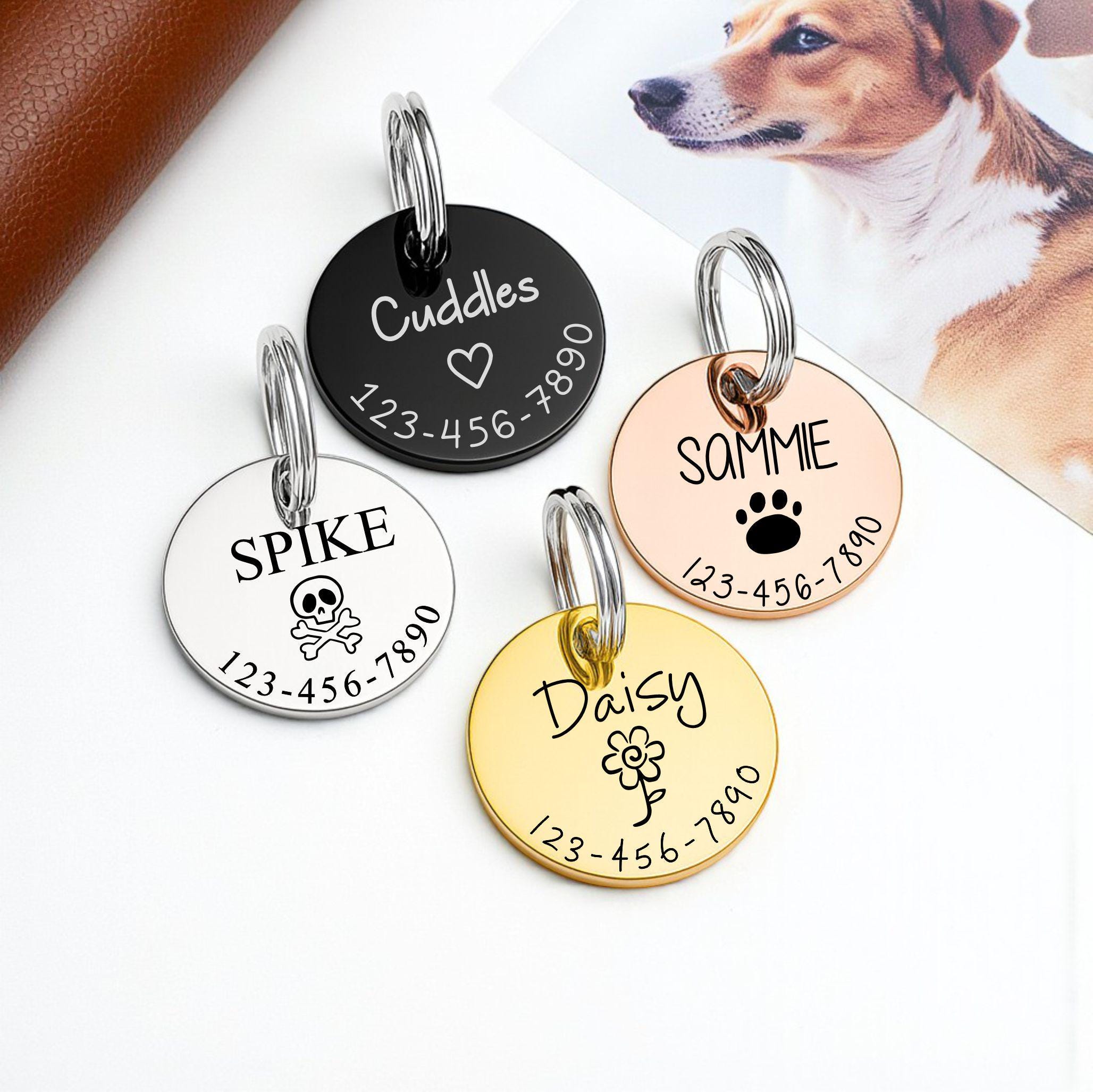 Personalized Stainless Steel Pet ID Tag