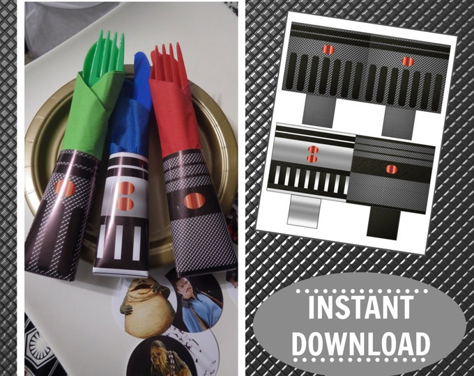 Star Wars Party Lightsaber Napkin Rings - Etsy Canada