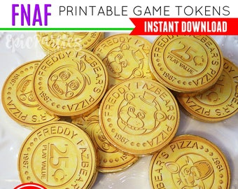 Fnaf Party Games Etsy