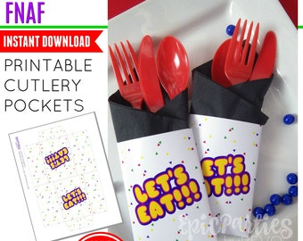 Five Nights At Freddy S Inspired Birthday Fnaf Pizza Etsy