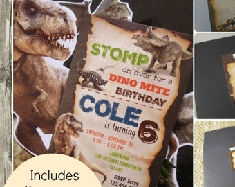 Birthday Invitation Dinosaur Party Invitation Dinosaur Birthday Printable Invitation Dinosaur Party Invite Dino Party Invitation Dino Rawr