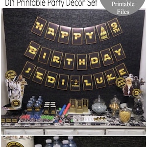Star Wars Birthday Decorations Star Wars Party Printable Star Wars Birthday Star Wars Decor Star Wars Party Download Star Wars | CLASSIC