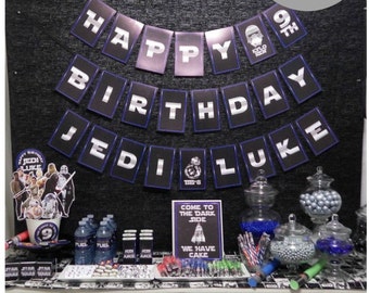 Star Wars Birthday Decorations Star Wars Party Printable Star Wars Decorations Star Wars Bday Star Wars Party Decor Star Wars |NEW Star Wars