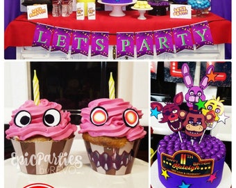 Five Nights At Freddy's Birthday Decorations Five Nights - Portugal