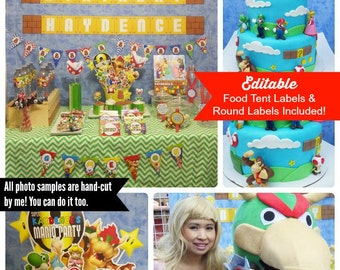 Super Mario Bros Birthday Decorations Mario Party Decorations Mario Bros Party Download Mario Birthday Decorations Mario Party Bday Decor