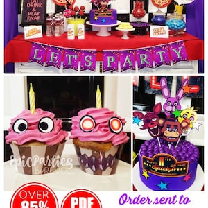  Five Nights At Freddy's Party Supplies