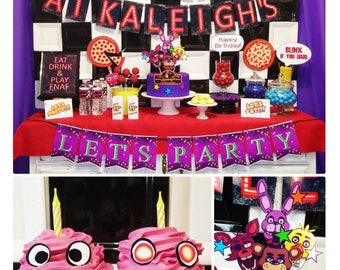 Here are my artworks for my FNAF theme birthday decor requested by my  mom! (My birthday was June 8th) : r/fivenightsatfreddys