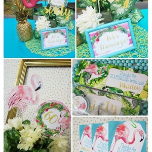 Flamingo Party Printable Flamingo Birthday Decorations - Etsy Canada