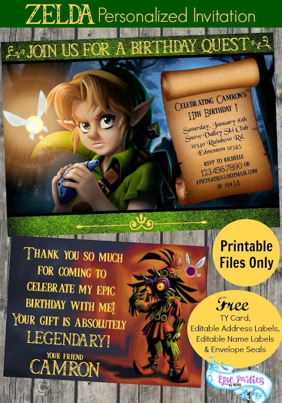 diy-zelda-invitation-zelda-printable-invitation-zelda-birthday