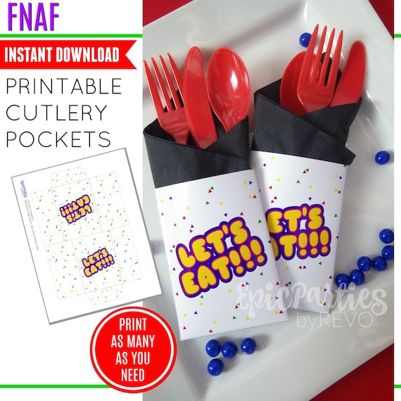 FNAF Birthday Decorations Five Nights at Freddy's Birthday Decorations Fnaf  Party Printable Fnaf Decorations Fnaf Bday Decorations Fnaf 