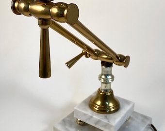 gold piano lamp