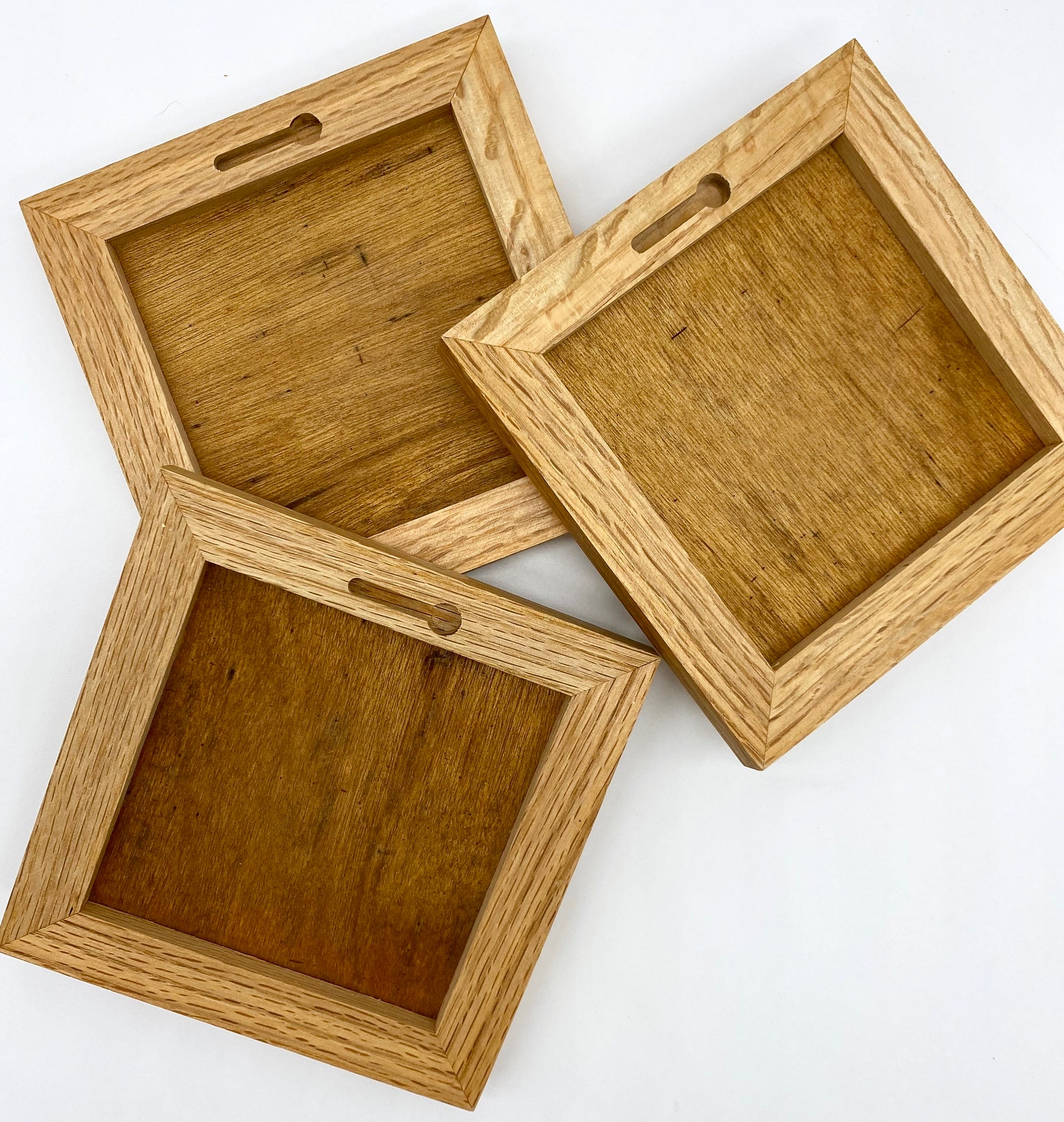 Vintage Tile Trivets Retro Ceramic Tiles in Wooden Frames Etsy