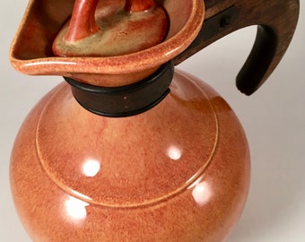 Franciscan Pottery El Patio Golden Glow Tumbler W/Metal Handle 