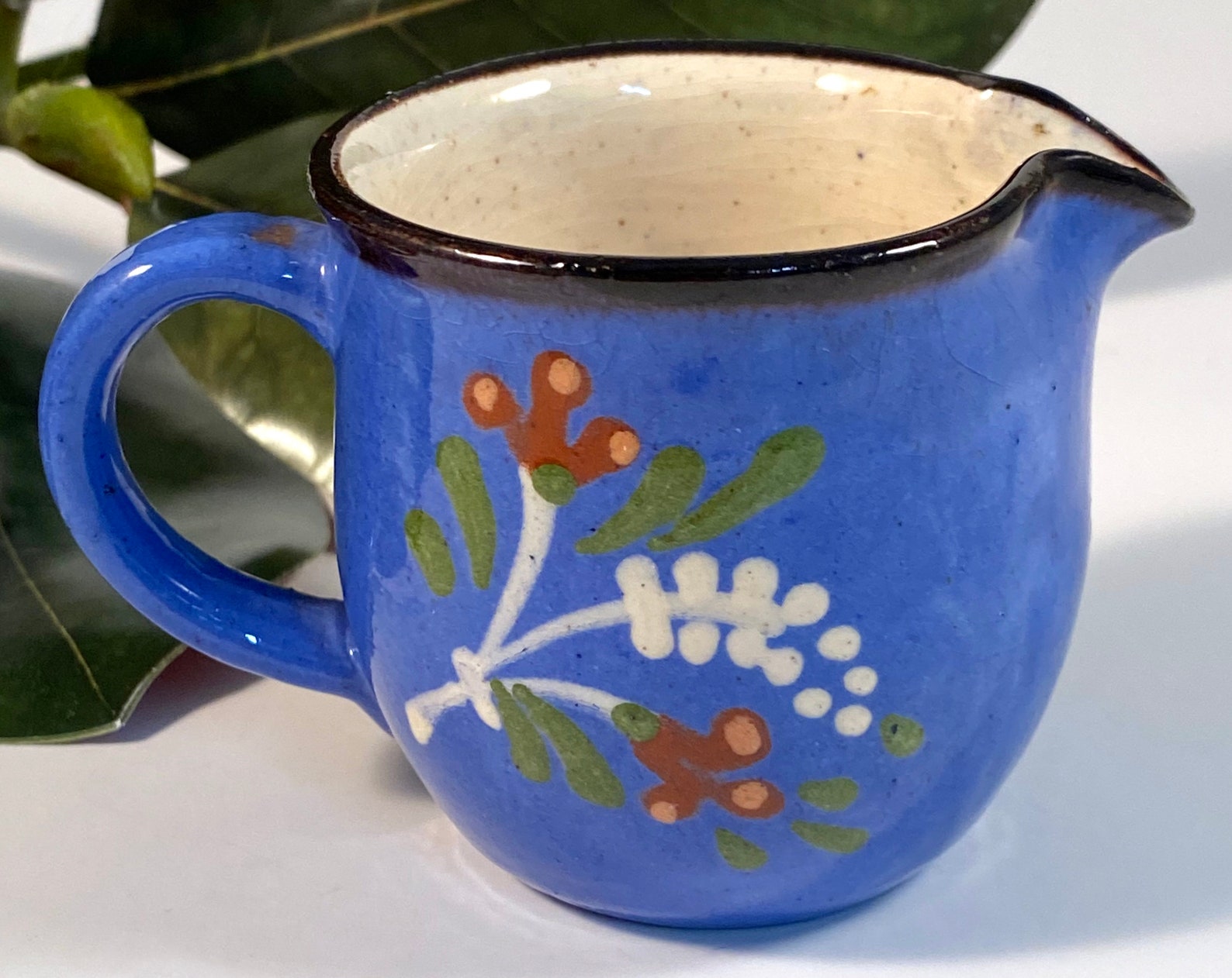72 oz. Hand-Painted Terra-cotta Pitcher (Each One Will Vary)